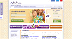Desktop Screenshot of mypartyplanner.com